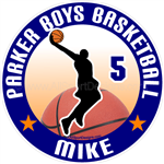 basketball car clings stickers decals & magnets