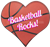 Basketball window sticker decals magnets tshirts