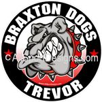 Bulldog Car Window Decals Stickers Clings Magnets Wall Decals