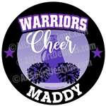 cheerleading stickers decals clings & magnets