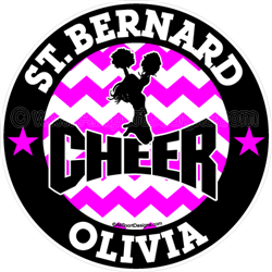 Car decals magnet wall decals cheerleading