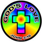 Christian car stickers clings decals  magnets