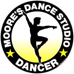 dance window stickers decals clings & magnets