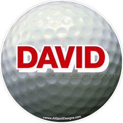 golf stickers decals clings & magnets