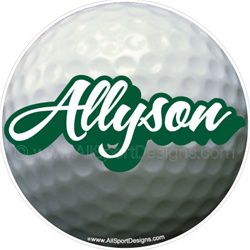 golf stickers decals clings & magnets