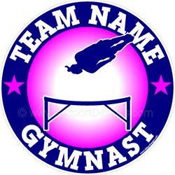 gymnastics stickers decals clings & magnets