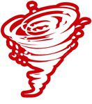 Storm Tornado Hurricane Helmet Decals