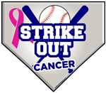 Helmet decals for Strike Out Cancer