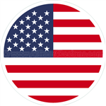 Flag circles helmet reward sticker decals