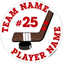 hockey car stickers decals clings & magnets