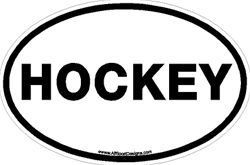 hockey car stickers decals clings & magnets