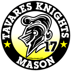 Knight car window sticker decals and magnets