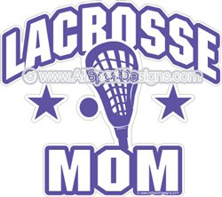 Lacrosse MOM decals stickers clings & magnets