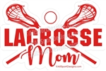 Lacrosse MOM decals stickers clings & magnets