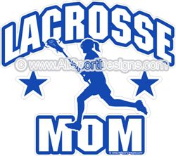 Lacrosse MOM decals stickers clings & magnets