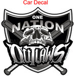 Ohio Outlaws One Nation Car Decals and Magnets