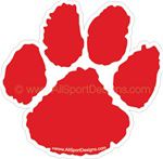 Paw Print Window Decals Stickers Magnets Wall Decals