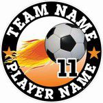 soccer window sticker decal clings magnets