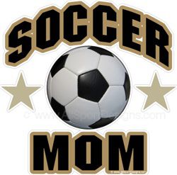 Soccer Mom window sticker decal clings & magnets