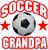 soccer Grandpa sticker decal clings magnets