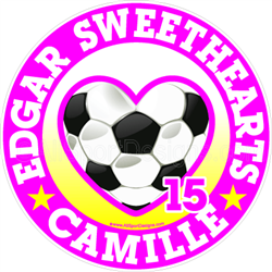 soccer window sticker decal clings & magnets