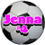 soccer window sticker decal clings & magnets