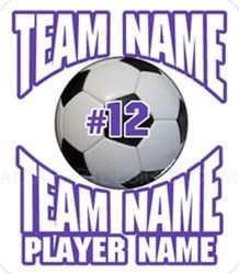 Personalized Soccer Magnet
