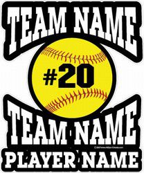 softball stickers clings decals & magnets