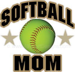 softball stickers clings decals & magnets