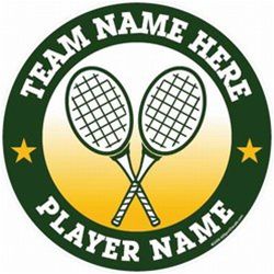 Personalized Tennis Magnet