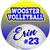 volleyball stickers decals clings & magnets