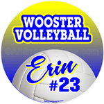 volleyball stickers decals clings & magnets