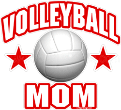 volleyball stickers clings decals magnets