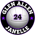 volleyball stickers decals clings & magnets