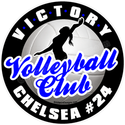 volleyball stickers decals clings & magnets