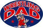 Wrestling DAD car stickers decals clings & magnets