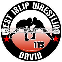 wrestling window stickers decals clings & magnets