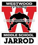 wrestling car stickers decals magnets wall decals