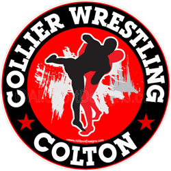 wrestling window stickers decals clings & magnets