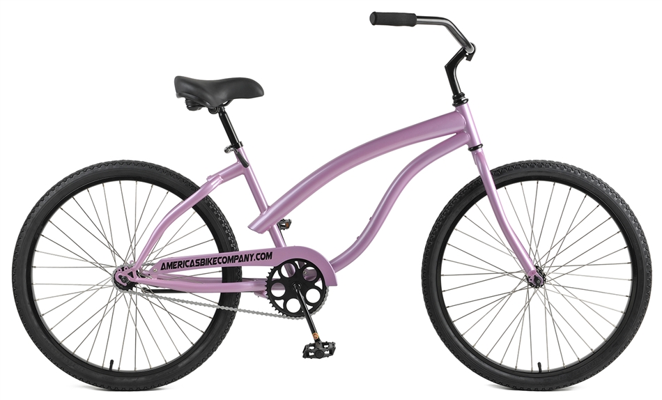 ABC Heavy Duty Womens Cruiser Bike - Lavender