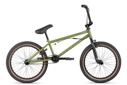 2021 Haro Downtown DLX 20" BMX Bike - Army Green