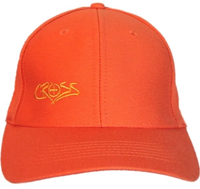 Cross Christian Orange Flexfit Trucker Cap