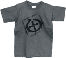 The Only Way Out Youth Christian T-Shirt in Gray