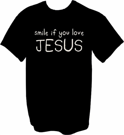 Smile If You Love Jesus Christian T-Shirt
