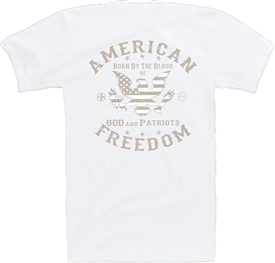 Stars & Stripes Eagle Freedom Patriotic T-Shirt KW