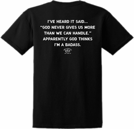 Badass Patriotic T-Shirt (black)