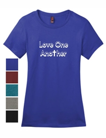 Love One Another Women's Christian T-Shirt