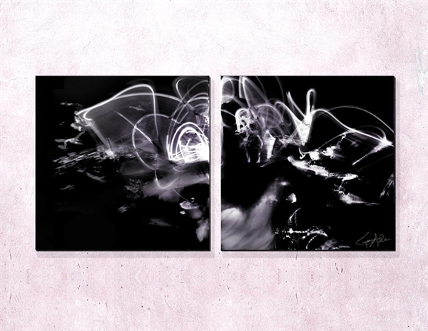 6 payments - "Laid to Rest" Diptych by Chris Adler