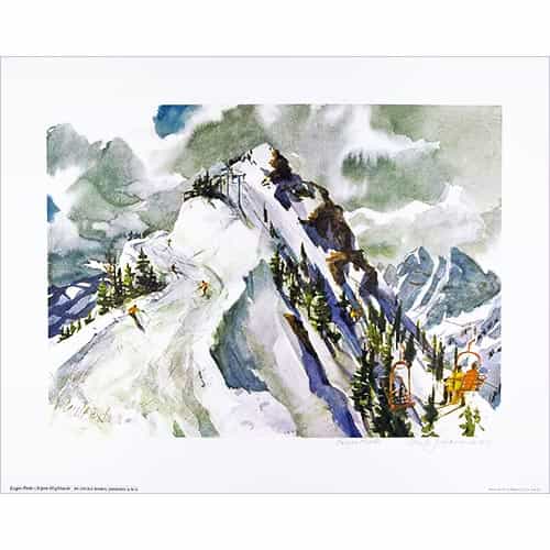 Loge's Peak, Aspen Highlands Poster By Cecile Johnson