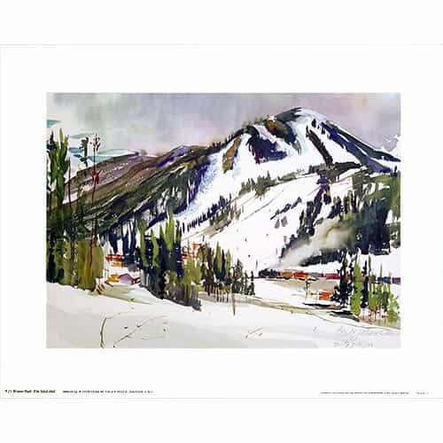 Winter Park, CO Poster Signed By Cecile Johnson